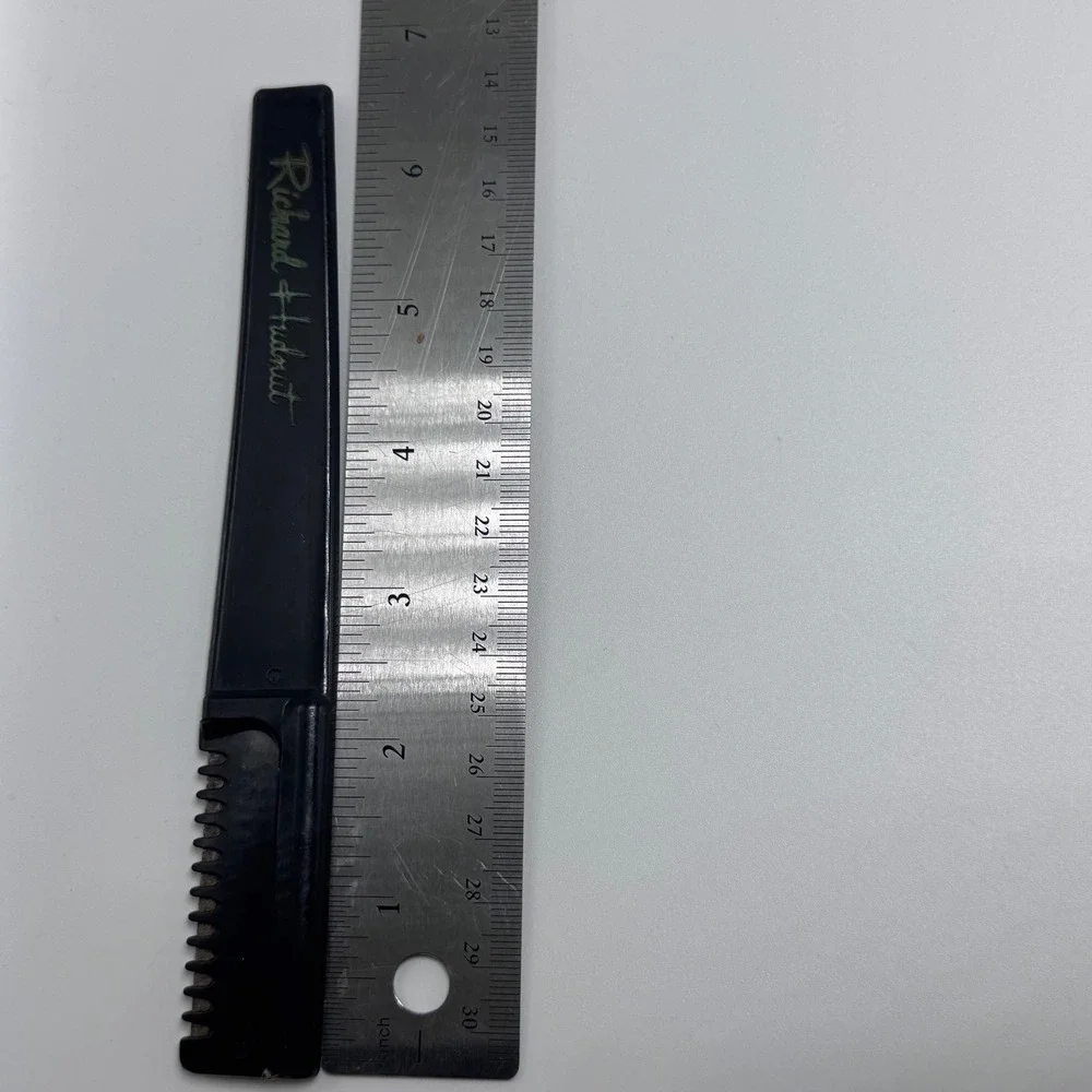 Vintage Richard Hudnut Taperette‎ Black Razor Hair Taper Comb